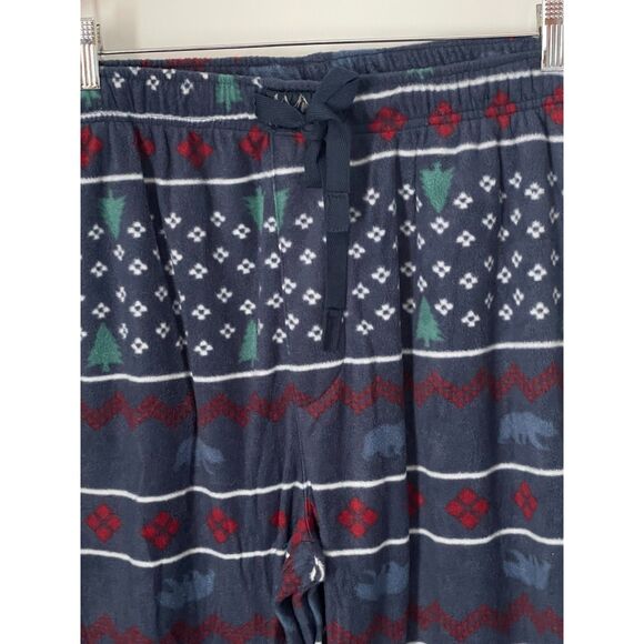 Lucky Brand Men's Fleece Pajama Pants Size Large Holiday Festive NEW k18 - Picture 8 of 11